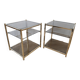 Tables d appoint belgo chrom années 70
