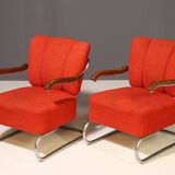 Pair of Bauhaus cantilever armchairs | Thonet, 1930s