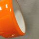 Mini poker hanging lamp in orange original colour  Jo Hammerborg