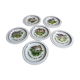 Lot of 6 porcelain plates