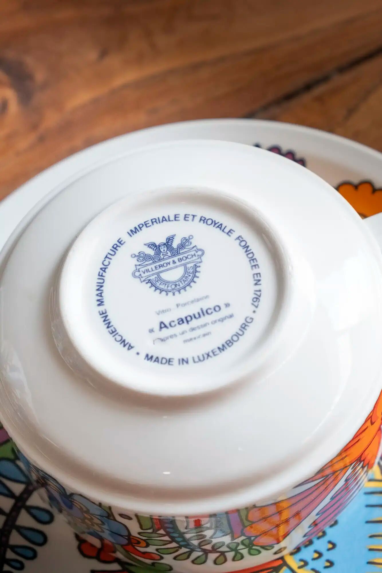 Tasse et sous-tasse « Acapulco »