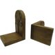 Pair of bookends, Art Nouveau, walnut, Austria, early 20th century