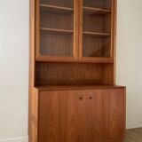 Scandinavian teak display cabinet from the 60s by Erik Brouer