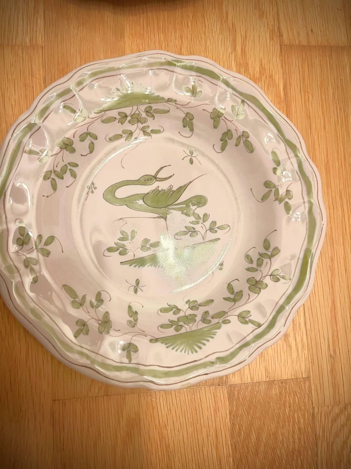 Set of 6 Earthenware Plates Martres Tolosane Moustiers Antique Tableware 19th Century