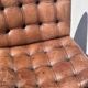 Paire de chaises en cuir par Robert Haussman