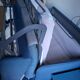 Sofa bed / convertible habitat – sleeping area 140cm – blue