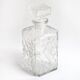 Whiskey decanter with cut sides
