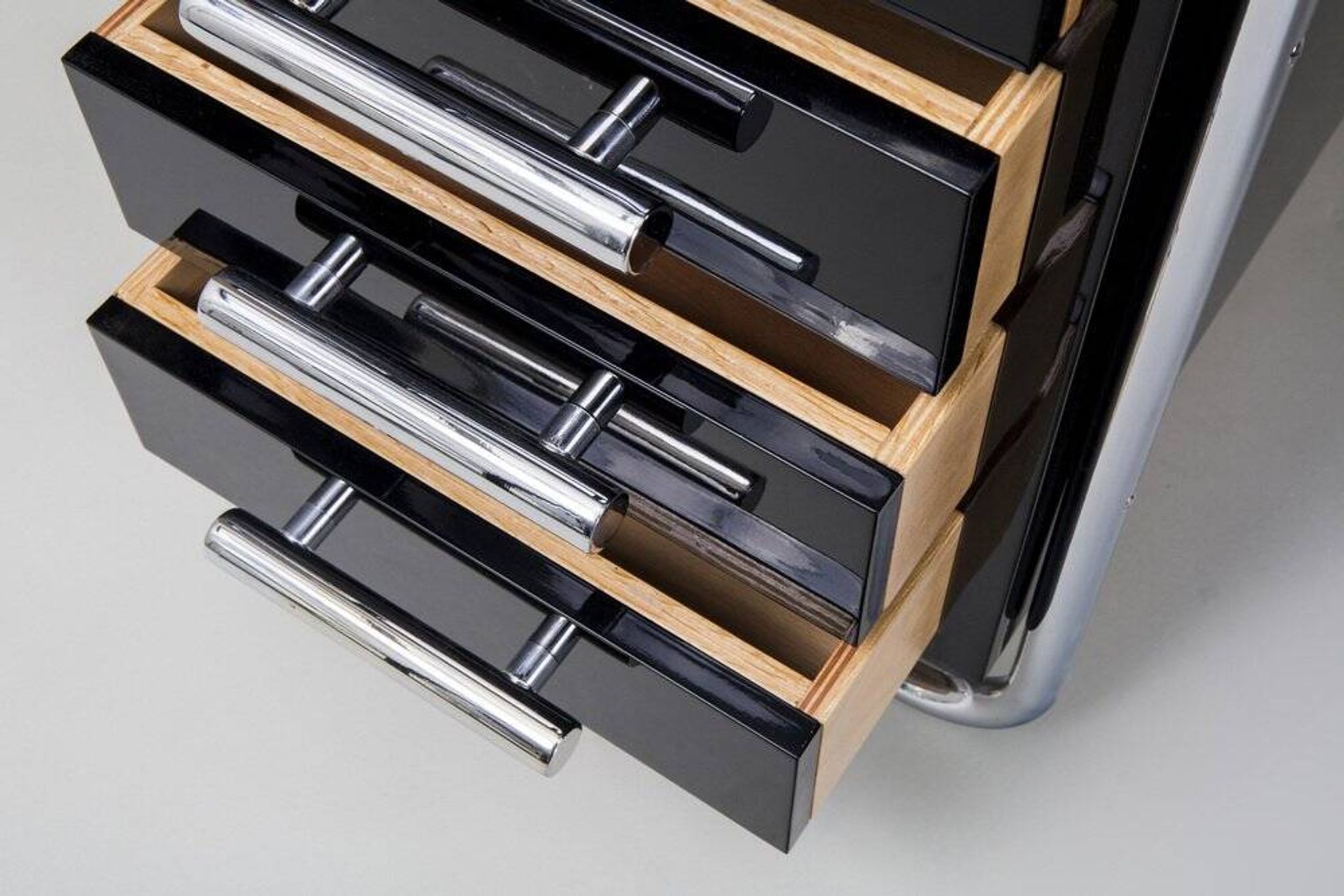 Bauhaus Writing Desk in Chrome by M. Breuer for Thonet, Czech, 1930s