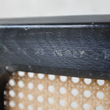 Set of 4 black cesca B32 chairs by Marcel Breuer