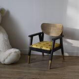Restored vintage children's armchair