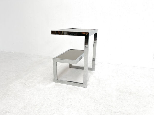 Table d’appoint en forme de G Belgo Chrom