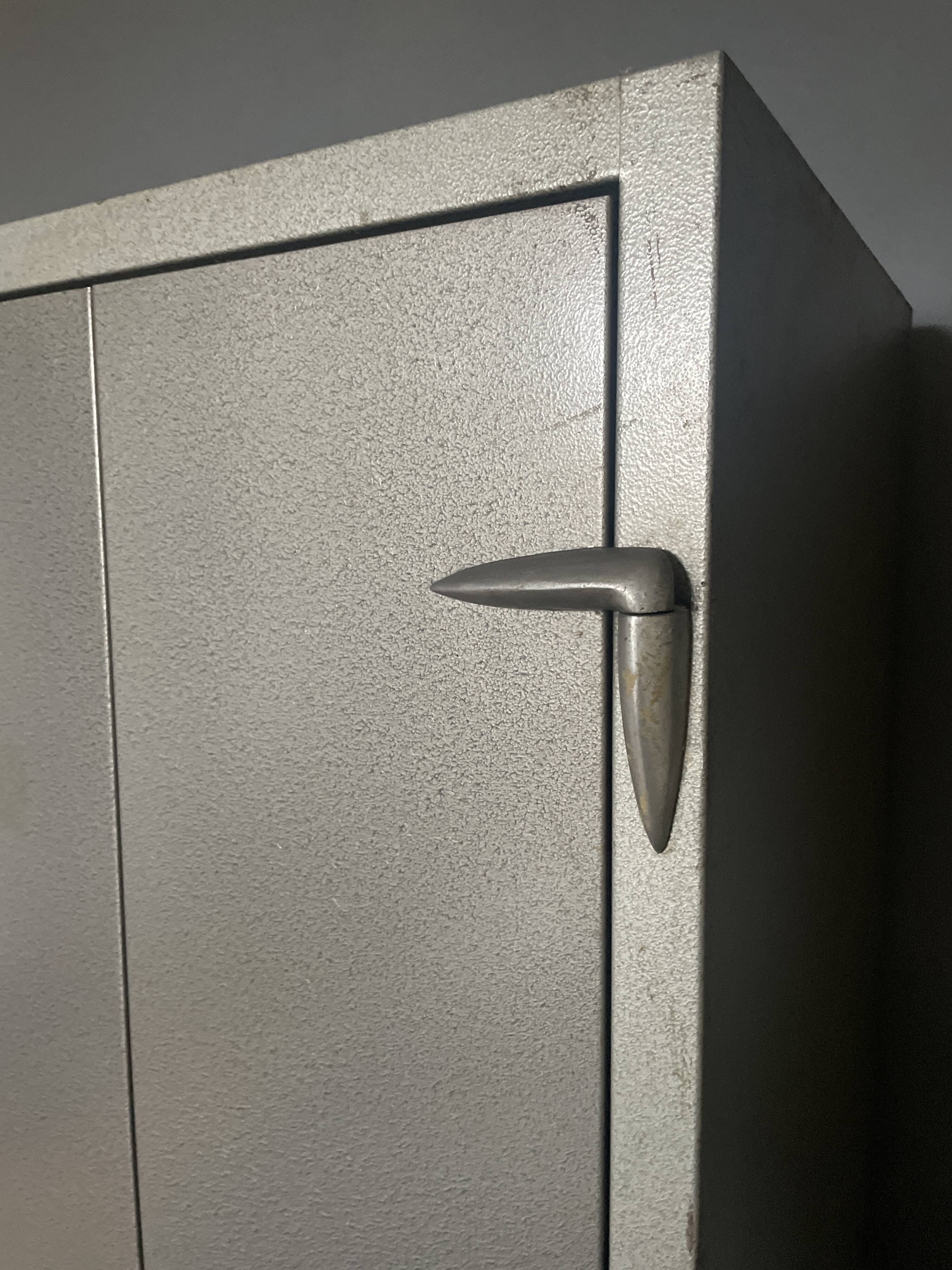 Vintage metal wardrobe