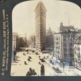 Old photography stereo, stereograph, luxury albumine 1903 New York, United States