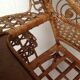 Chaise haute rotin Peacock