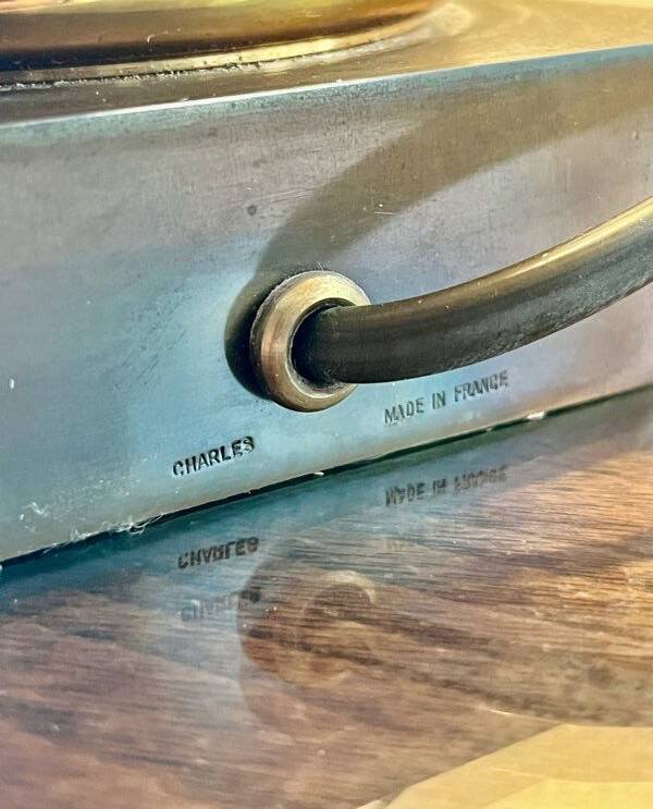 MAISON CHARLES, pair of "LOTUS" model lamps