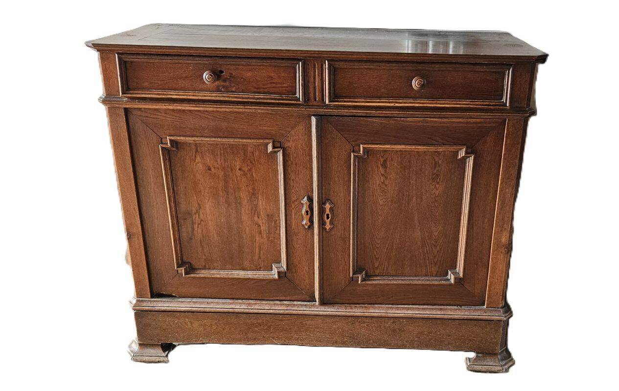 Parisian sideboard with 2 doors and 2 drawers