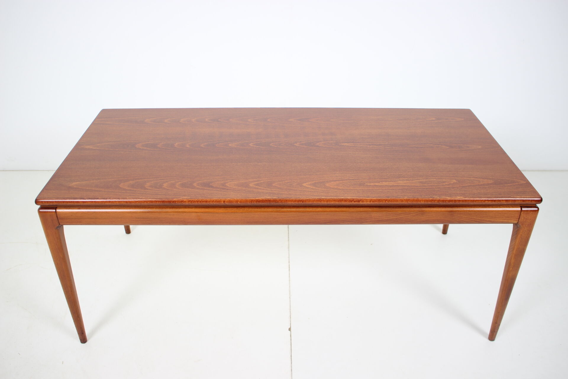 Table de conférence restaurée du milieu du siècle, années 1960