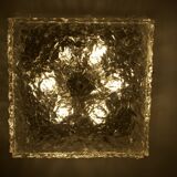 Brutalist ceiling light “Ice Glass”