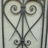 Wrought iron grid pair