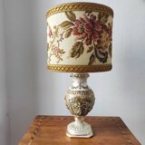 Lampe italienne en porcelaine Capodimonte