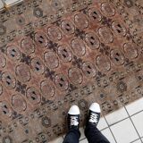 Handmade vintage Afghan Baluch rug 126cm x 199cm 1960s - 1C1172