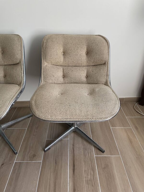 Fauteuil Executive Chair Charles Pollock Knoll première édition 1965