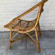 Vintage rattan armchair 60s-70s