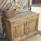 Renovated antique buffet in raw solid oak