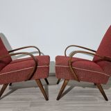 Vintage armchairs by Jaroslav Smidek, 1960s, Set of 2