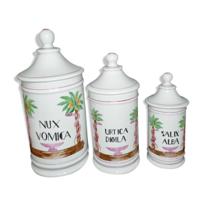 Série de trois pots