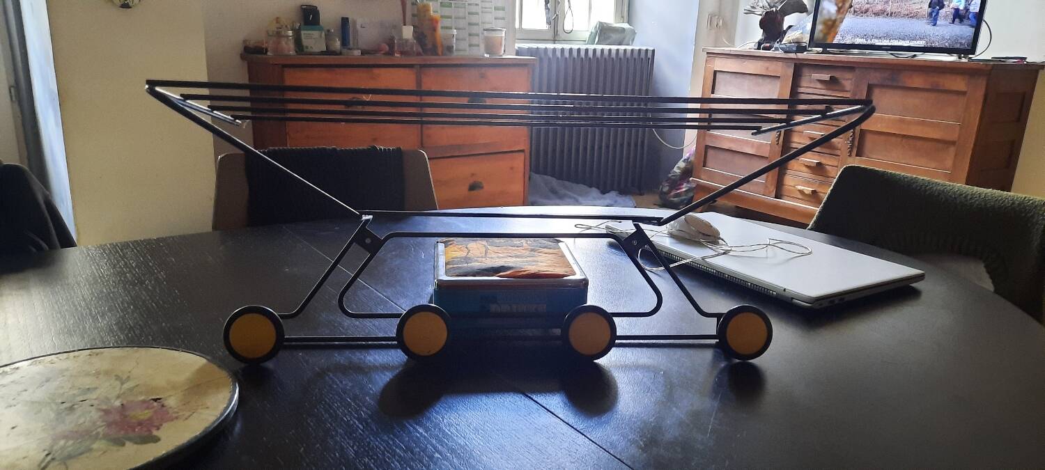 Wall-mounted coat rack, 1960s