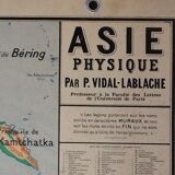 School N ° 14 Asia physical vidal-lablache map