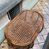 Rattan coffee table