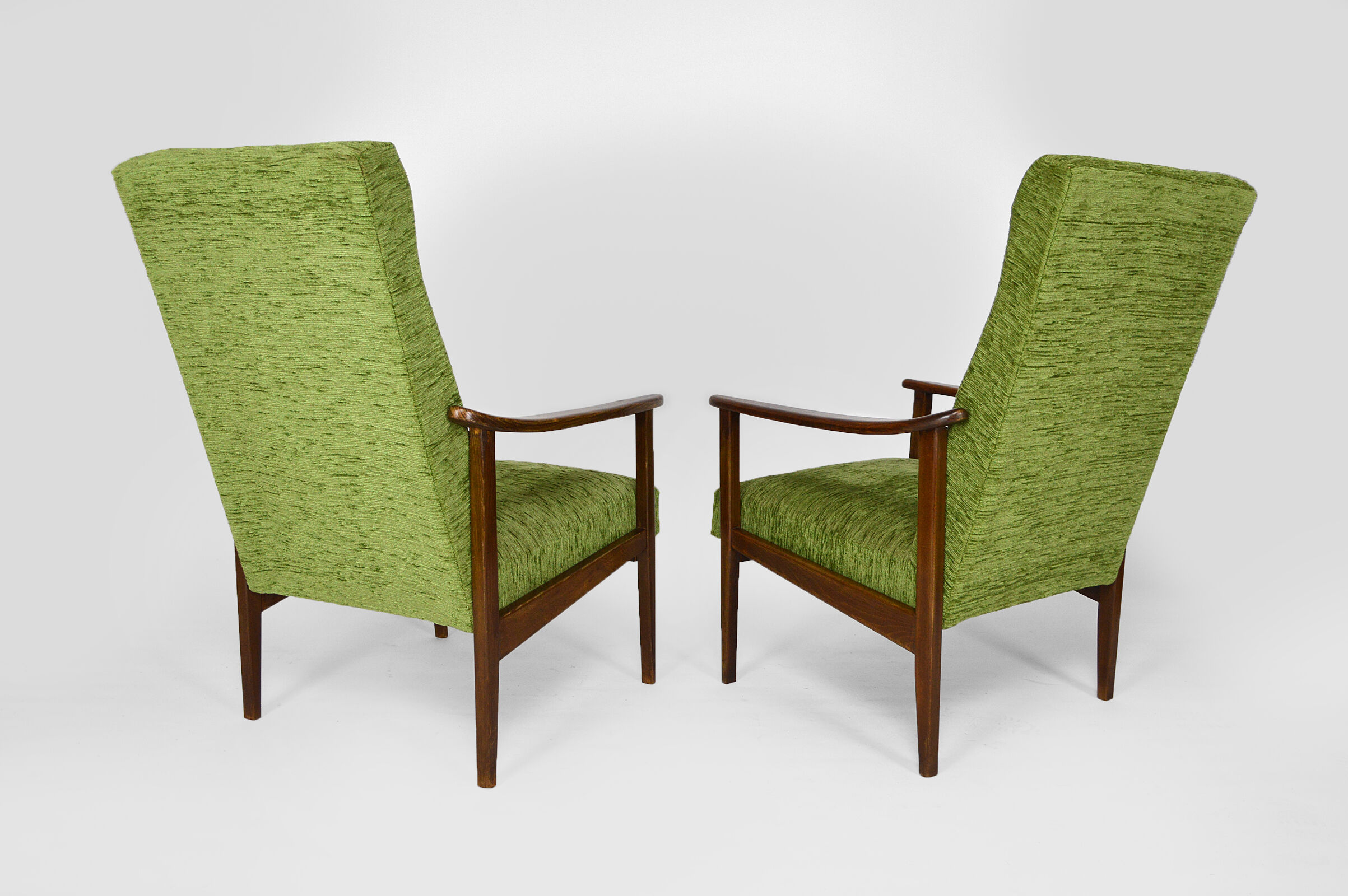 Paire de fauteuils scandinaves, mid-century