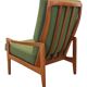 Fauteuil vintage en teck, milieu XXème