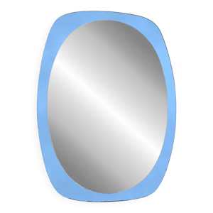 Miroir bleu attribué - fontana