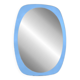 Blue mirror attributed to Fontana Arte, 1970