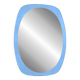 Blue mirror attributed to Fontana Arte, 1970