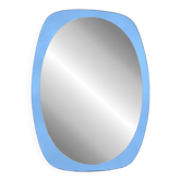 Miroir bleu attribué à Fontana Arte, 1970