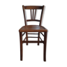 Chaise bistrot en bois Luterma ancienne vintage