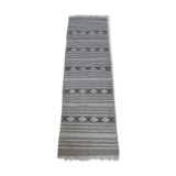 Traditional handmade grey hallway carpet  200x60cm