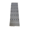 Tapis couloir gris fait main traditionnel 200x60cm