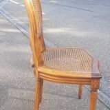 Lot de 6 chaises médaillons de style Louis XVI