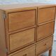 Decorative 'N-Line' bar cabinet in oak by P&J Neirinck, 1968