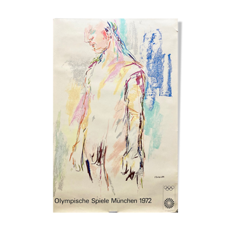 Oskar Kokoschka - original poster for the 1972 Munich Olympics