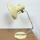 Lampe de table industrielle beige de Metal Mot, années 1960