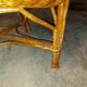 Fauteuil en rotin vintage