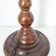 Turned wooden lamp base