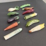 "Vallauris" type knife holders from the 60s, set of 11