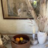 Vintage teak coupe salad bowl